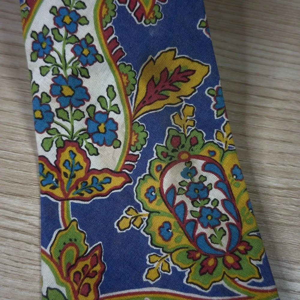 Vintage 90s Banana Republic Safari Company Lot Of 3 Ties AOP Cotton Floral Artsy